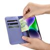 Icarer Wallet Case 2In1 Iphone 14 Case Leather Flip Cover Anti-Rfid Light Purple (Wmi14220725-Lp)