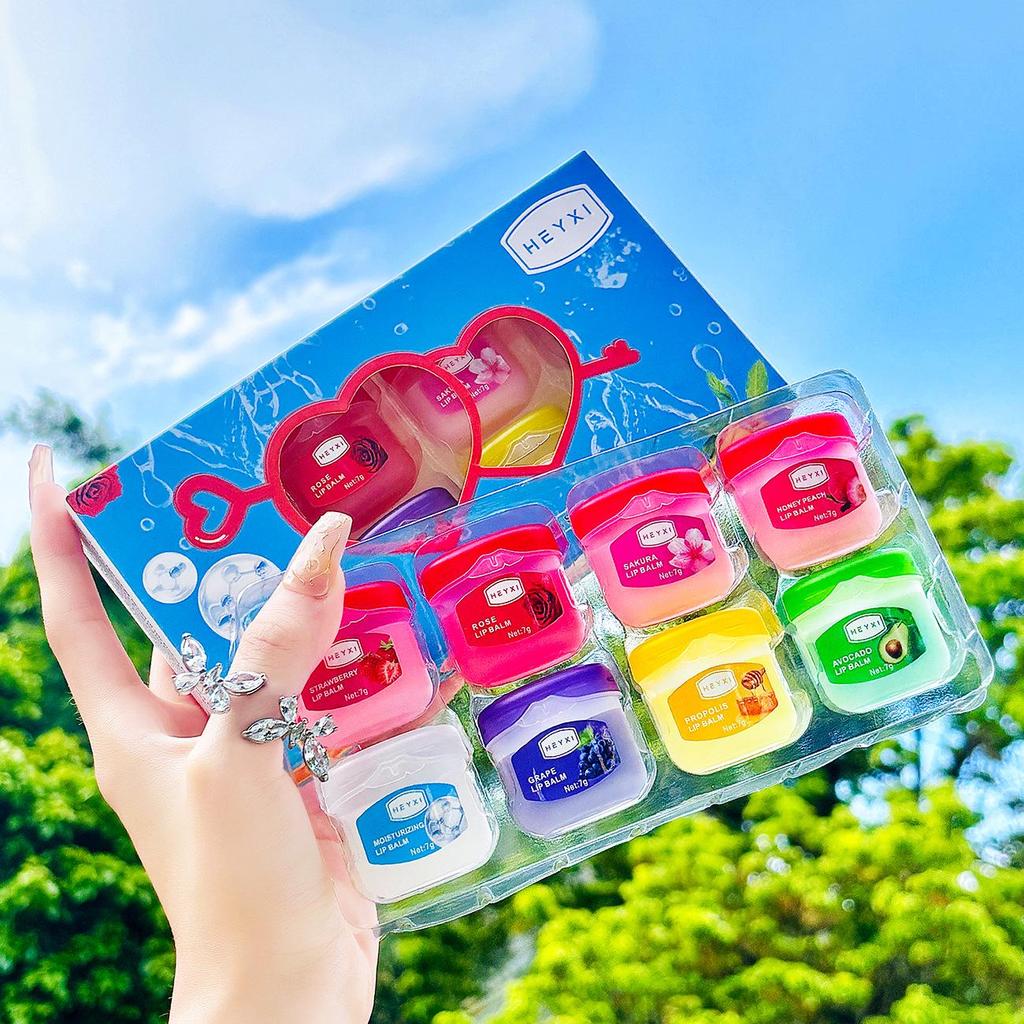 HEYXI Lip Mask Set - Day & Night Care, 4-8 Pieces