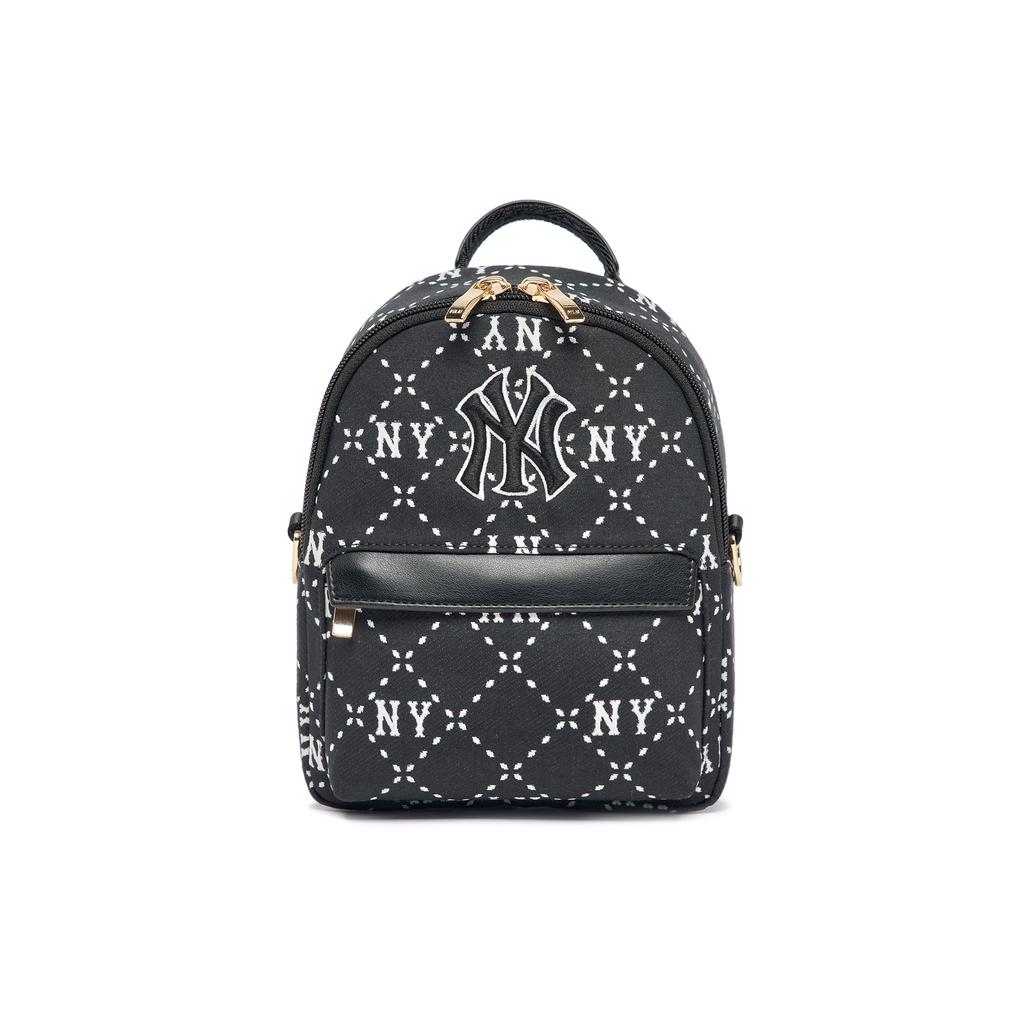 New MLB Artificial Leather Kids' Backpack Mini Women's Black 7ABKMD23N-50BKS