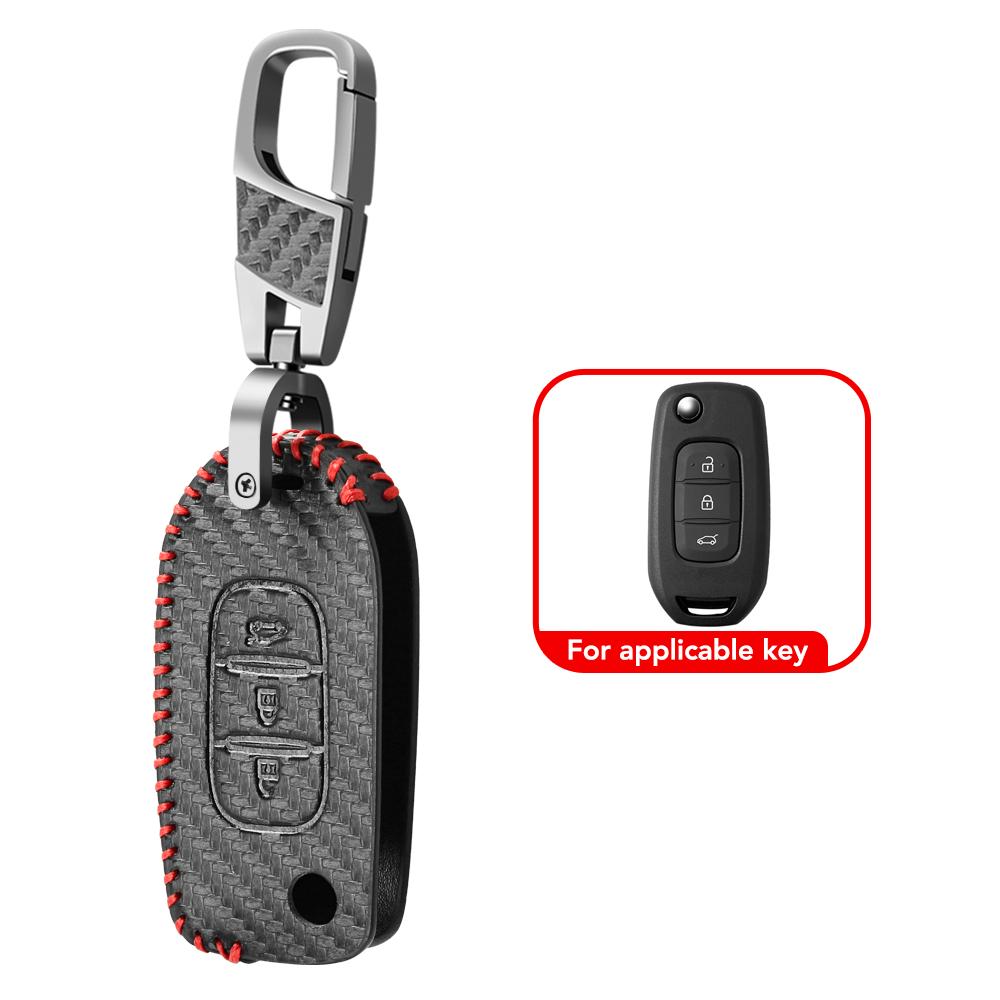 Для Renault Kadjar Captur Megane Sandero Stepway Logan Clio 5 Arkana 2020 2021 чехол для выкидного ключа автомобиля защитный чехол для ключа