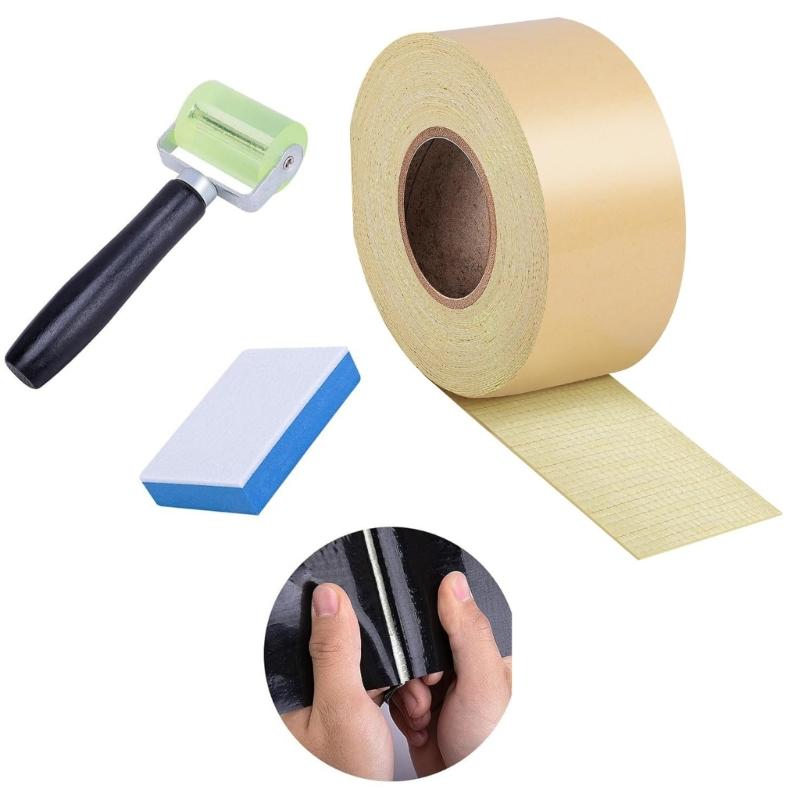Pond Liner Seam Tape Adhesive Double Sided Butyl Pond Seam Tape for EPDM Pond Liners Waterproof Sealing Tape