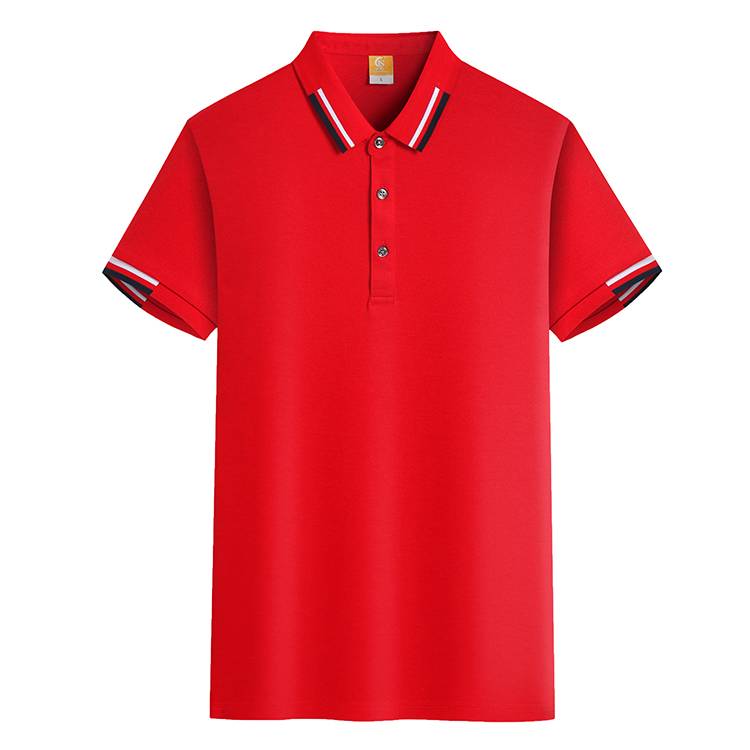 SGBL/TS 668 Fashionable Three-color Collar Cupro Cotton POLO