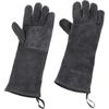 Captain Stag Captain Stag Outdoor Длинные кожаные перчатки Ug 3280 Черные [Огнестойкие перчатки для приготовления пищи на открытом воздухе]