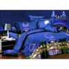 Постельное белье оптом 3D Панда Дельфин Жаккардовое постельное белье Размер Квин Кинг Пододеяльник + плоское покрывало + наволочка Бамбуковое волокно