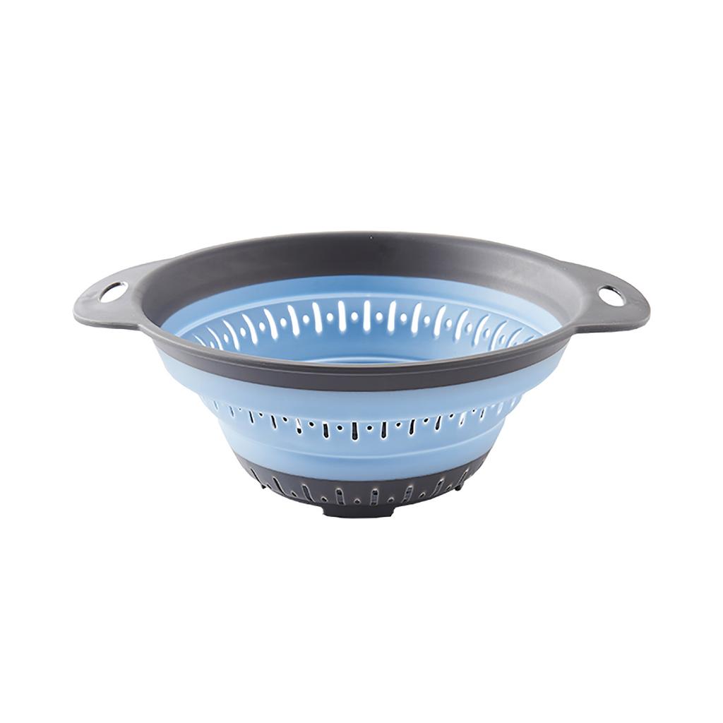 Дуршлаг-сито с пластиковыми ручками, складная корзина для хранения