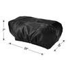 Winch Cover Heavy Duty Waterproof Winch Protection Cover Dust-Proof Universal Winch Protective Cover For Up To 17500 Lbs-A87Q