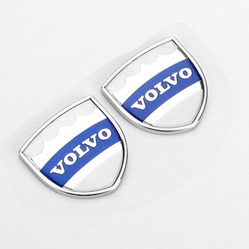 Металлические наклейки на автомобиль для персонализированных логотипов: Совместимо с эмблемами Volvo S60, S90, XC60, XC90