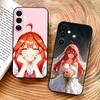 I-Itsuki N-Nakano Чехол для телефона Samsung Galaxy A73,A72,A71,A70,A53,A52,A51,Другие Мягкий черный чехол