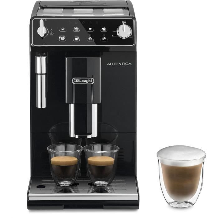Automatic Espresso Machine with Grinder - DELONGHI Autentica ETAM29.510B Black