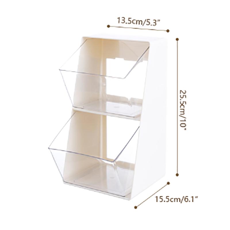 Ins Коробка для хранения кофейных капсул, пылезащитный органайзер для кофейных пакетиков и чая, настольный органайзер для всякой всячины, полка для хранения канцелярских принадлежностей и косметики