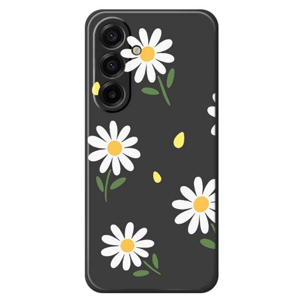 For Samsung Galaxy A17 5G Case Daisy Pattern Printing Straight Edge TPU Phone Back Cover