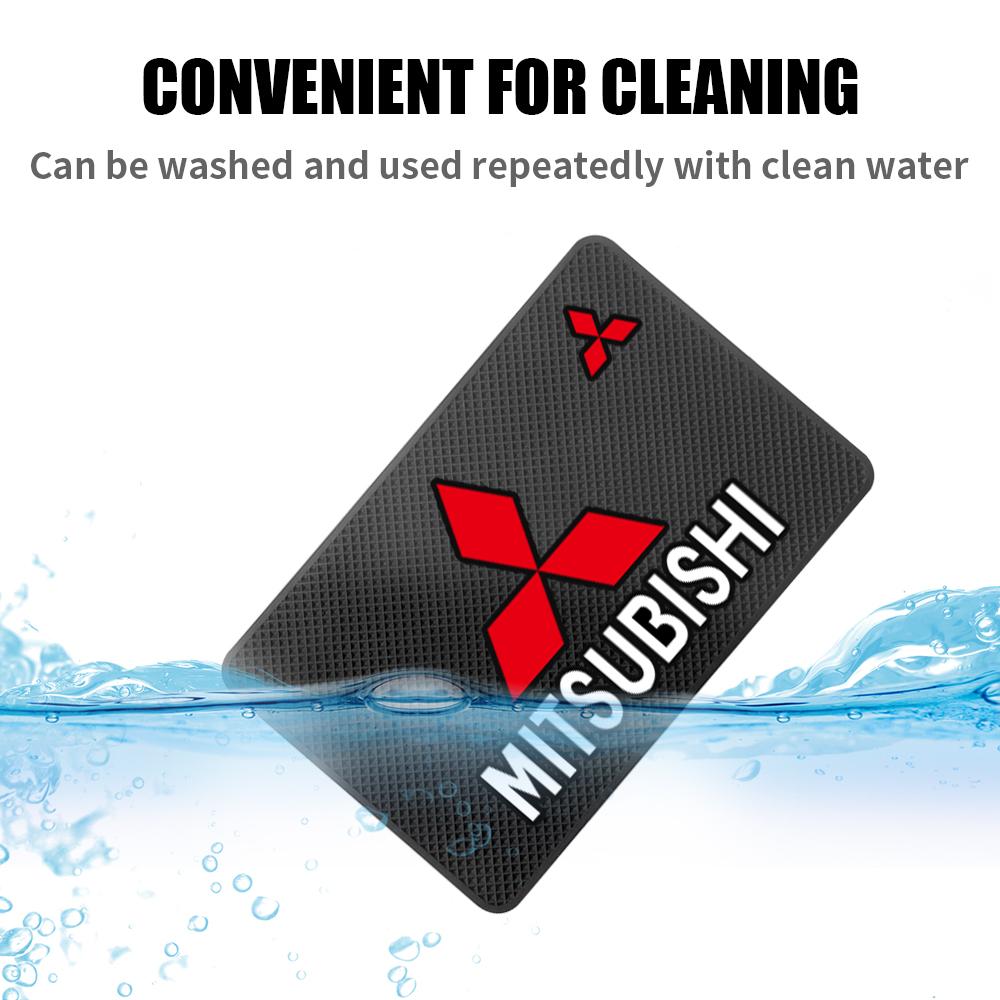Car Panel Anti Slip Mat Sticky PVC Anti-slip Pads For Mitsubishi 9 Ralliart X EX L200 Colt Outlander Pajero Lancer Eclipse Cross