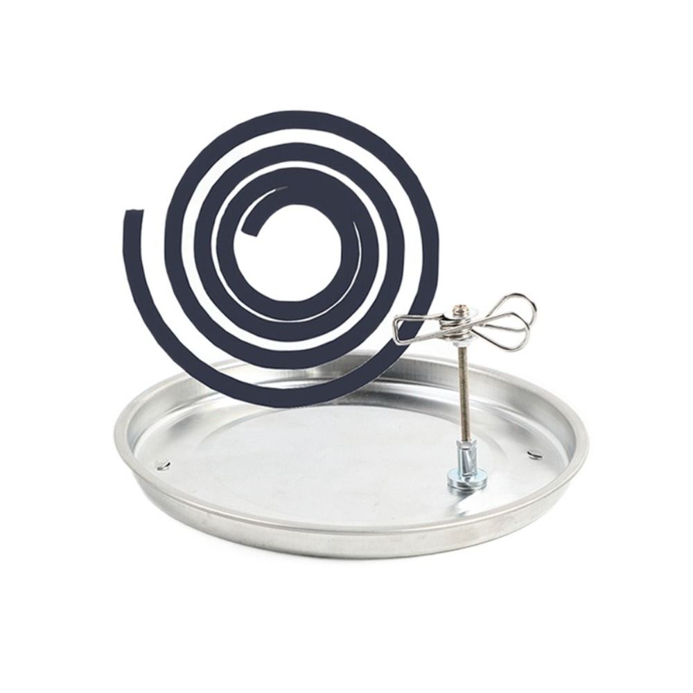 Magnetic Mosquito Coil Bracket Stainless Steel Multi-function Ash Tray Base Wood Incense Home Incense Mosquito Repellent 7