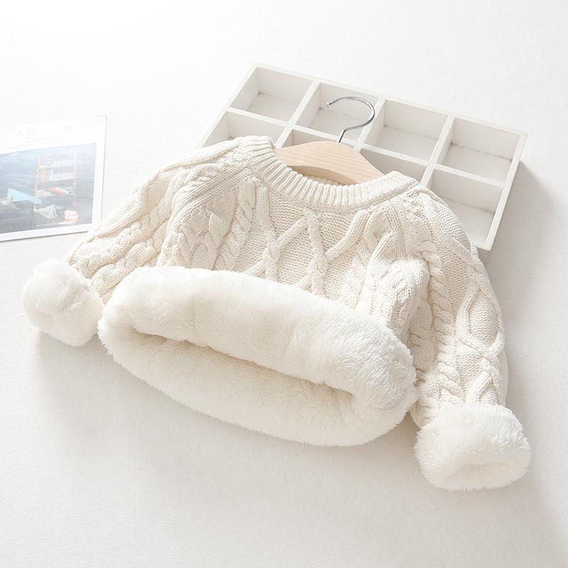 YUBAOBEI Baby Winter Children Toddler Sweater Thick Warm Baby Boy Girls Sweater Winter Knitwear Pullo