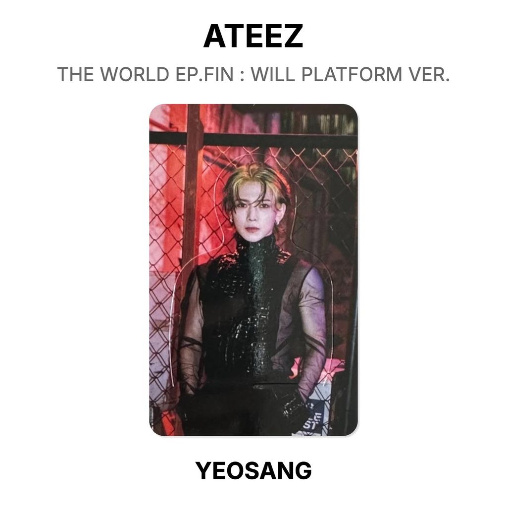 ATEEZ МИР EP.FIN : ВЕРСИЯ ПЛАТФОРМЫ WILL. Официальная фотокарта