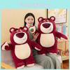 Adorable Strawberry Bear Plush Toy For Couples And Kids Perfect Birthday Gift