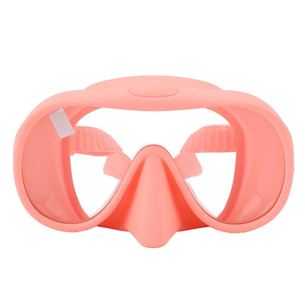 Diving Goggles Silicone Foldable Large View Tempered Glass Portable Anti Fog Swimming Goggles