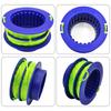 6PCS TLEG-01 ABS Spools for Kobalt KST 1124B-03/KLS 124-03 24V Lawn Trimmer Nylon Wire Trimming Head