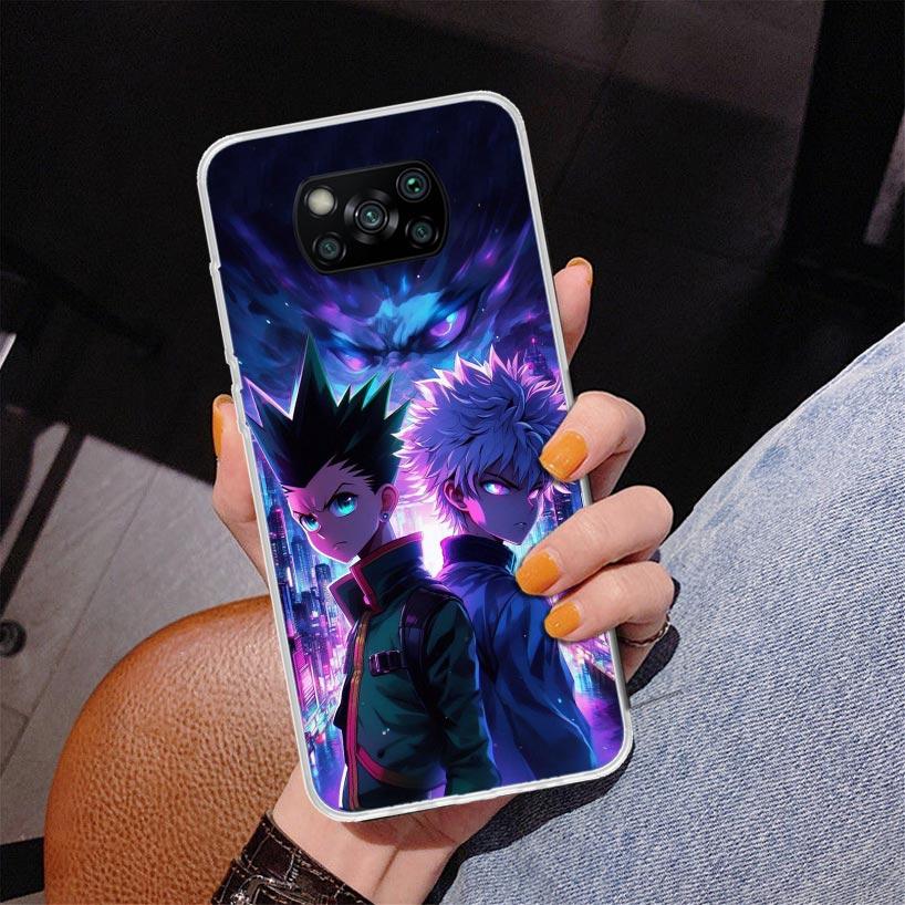 Чехол Huner X-Hunters Gon Phnoe для Xiaomi Poco X5 X6 X7 Pro X4 Gt F7 Ultra M8 M7 Redmi 15C 15 13C 13 12C 12 Уникальный чехол Coque P