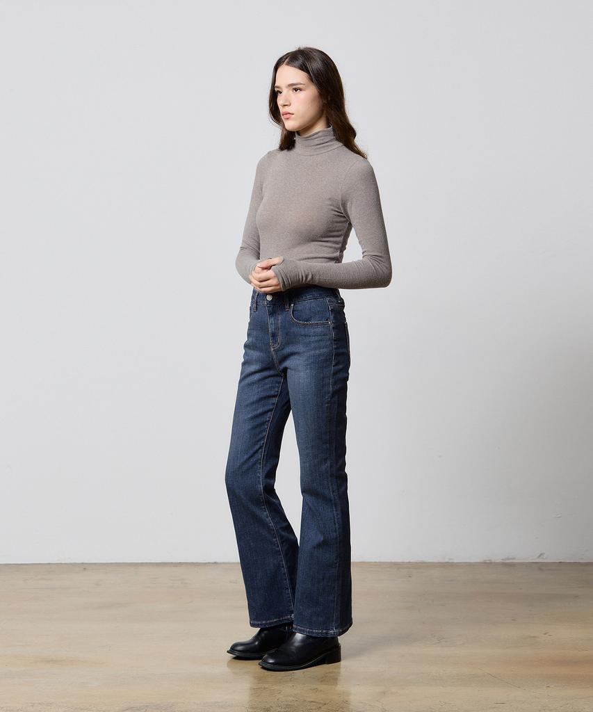 RYUL+WAI Denim Bootcut Modal Pants Indigo W5