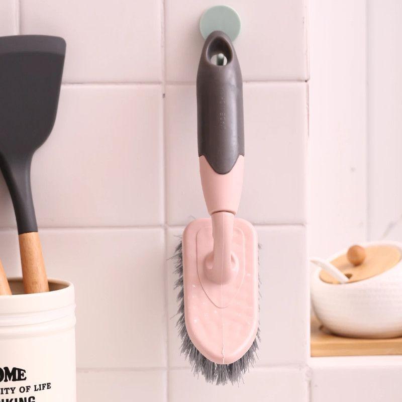 Long Handled Cleaning Brush Floor Brush Gap Brush Multi-functional Cleaning Tool for Household Bathroom Hard Bristles