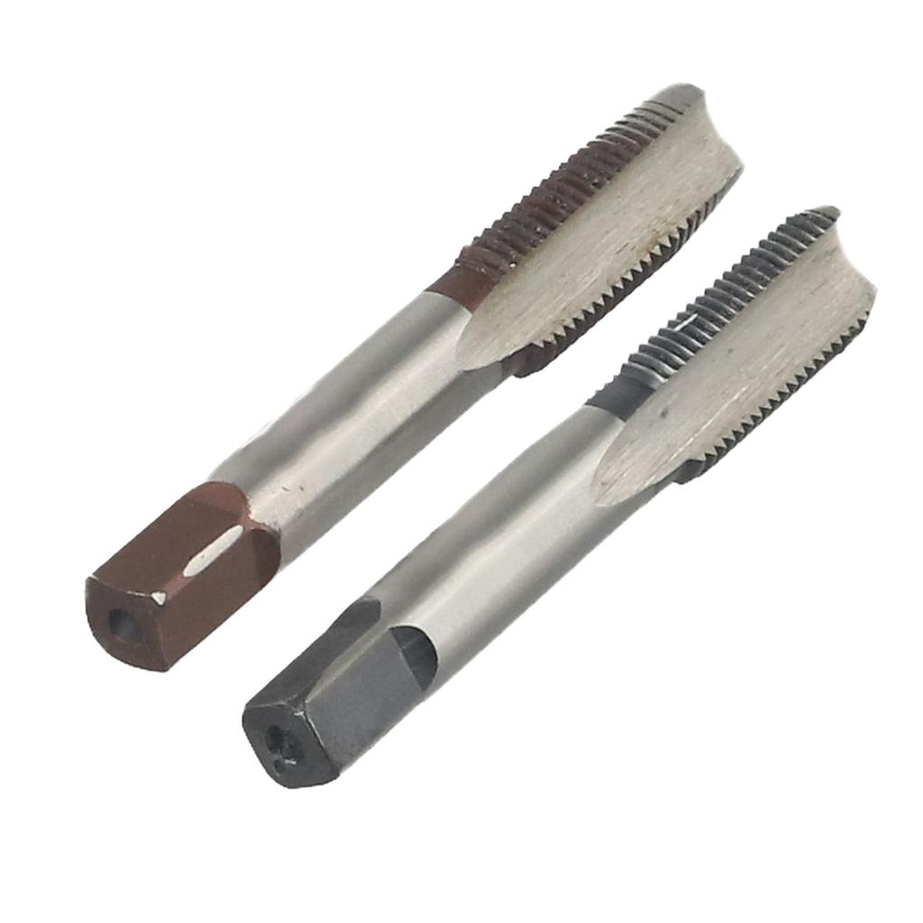 2 шт. HSS 10 мм x 1 метрический конический и пробковый метчик с правой резьбой M10 x шаг 1 мм