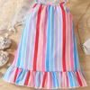 Платье-халтер в цветную полоску для девочек от 9 месяцев до 5 лет