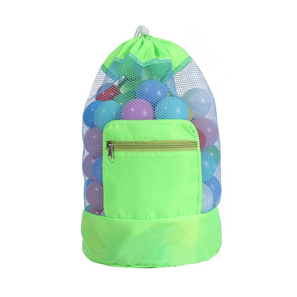 Beach Toys Pouch Girls Sundries Organizer Storage Bag Kids Shell Bags Mesh Swimming Bag Beach Bag