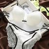 Adjustable Sexy Lace Gathering Underwear Comfortable Thin Cup Women Back Bra Set