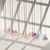 Crystal Sun Catcher Prism Moon Catcher Crystal Rainbow Faceted Pendant Home Wedding Party Decoration Car Balcony Charm Ornament