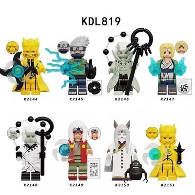 KDL819 Наруто строительные блоки аниме мини-игрушки фигурки собрать рождественский подарок для детей WM6112 Kaguya K2150 K2146 K2144