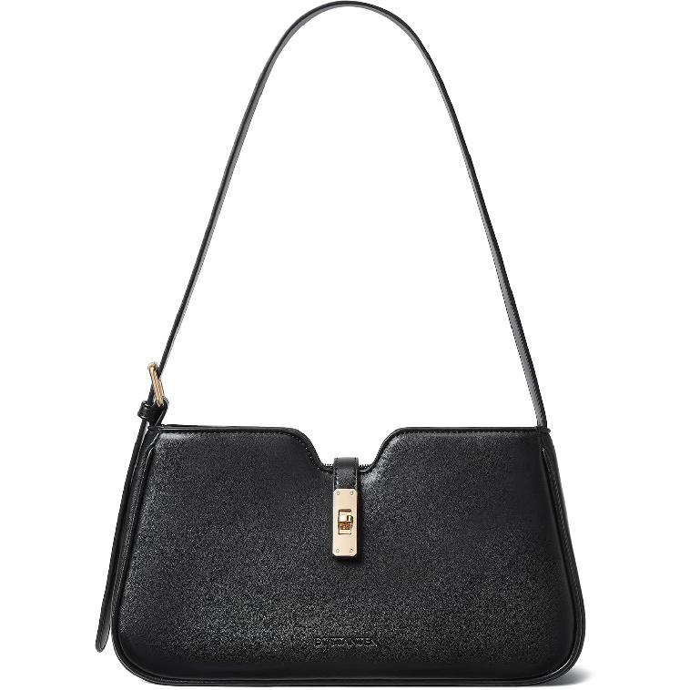 BOSTANTEN Shoulder Bag for Women, Casual Shoulder Purse Vegan Leather Chic Hobo Handbag with Adjustable Strap for Work Travel