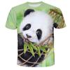 Plus Size 7XL Summer Digital Printed Cow Head Animal Pattern T-shirt Pullover Round Neck Men's Street Trendy Top