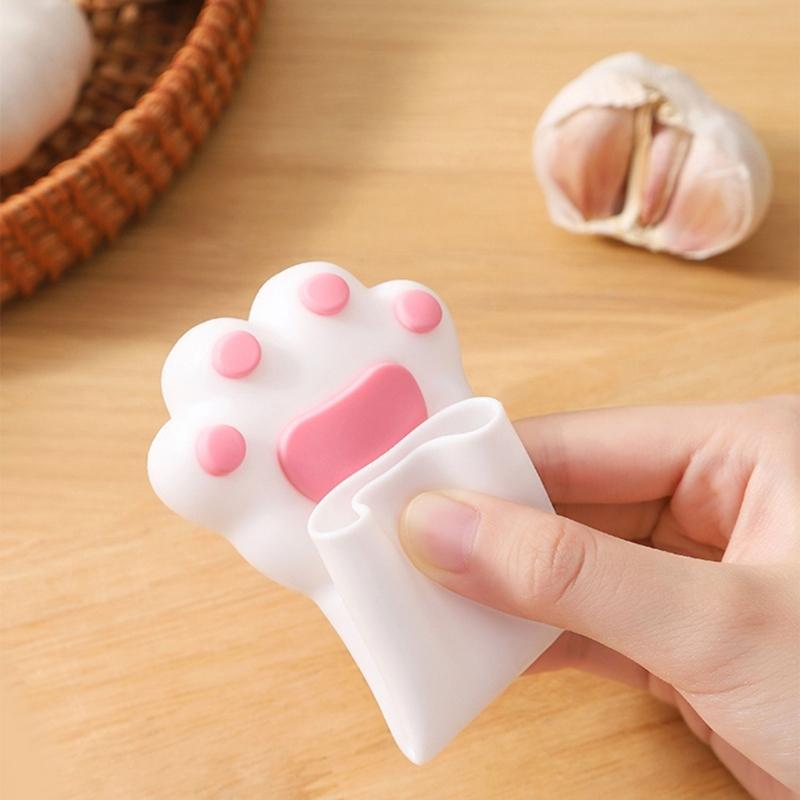 Быстрое средство для удаления кожуры чеснока в форме кошачьего когтя, многофункциональный ролик для чистки орехов, арахиса, кухонный гаджет