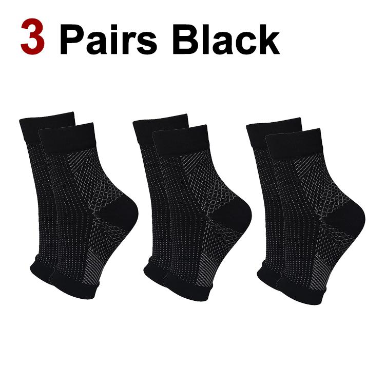 1/3 пары Облегчение Поддержка голеностопного сустава Унисекс Компрессионные носки Модные Спортивные Влагоотводящие Дышащие Компрессионные носки