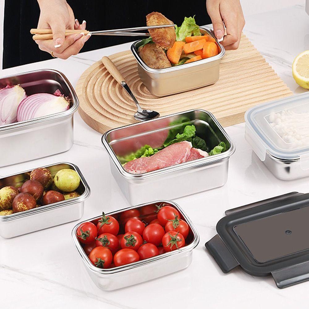 Контейнеры для хранения пищевых продуктов, пищевой класс, портативный контейнер для еды, герметичный криспер, ланч-бокс с термоизоляцией, школа