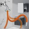 360°Rotation Faucet Extension Extender Splash-proof Foaming Extension Tube Universal Free Bending Hardware Kitchen Household