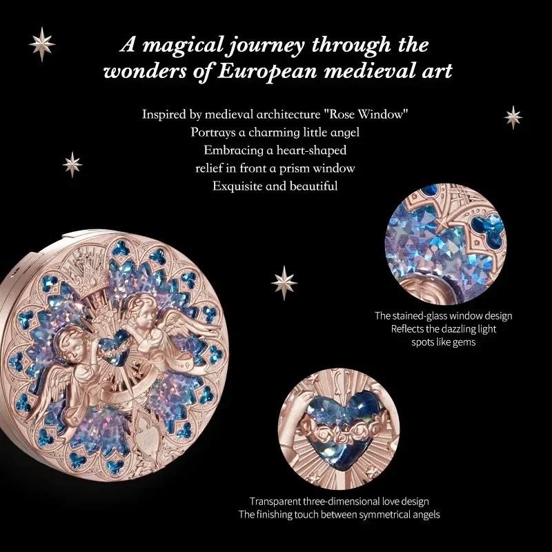 Flower Knows Little Angel Collection Relief Highlight Face Powder iluminador Makeup Contour Highlighter Palette 8 г/0,3 жидких унций