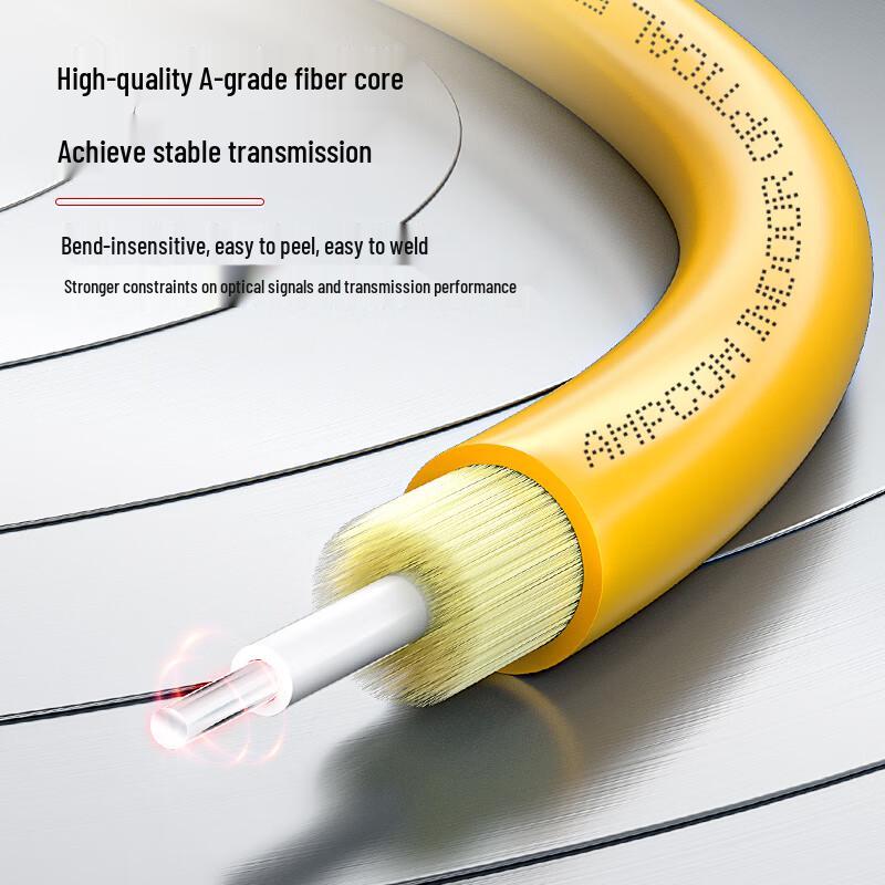 AMPCOM SC-SC Single-Mode Fiber Optic Patch Cable