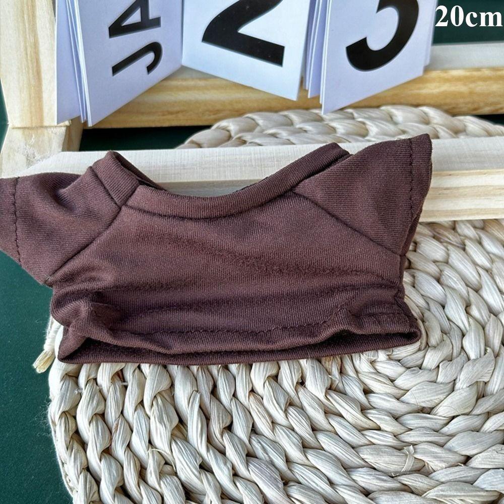 Fashion Style Cotton Doll Clothes Elastic Idol Doll Outfit  for 10/15/20cm Cotton Stuffed Dolls