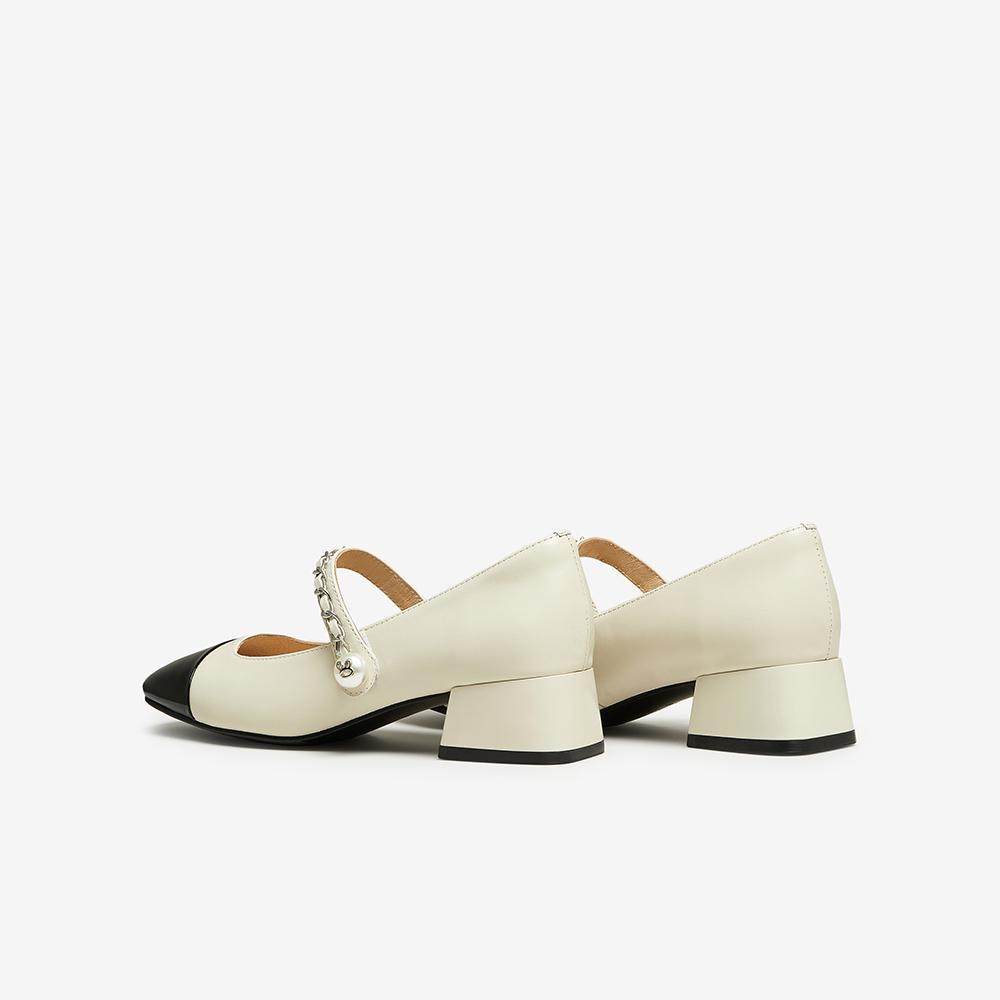 Best 25 Spring Shopping Mall Same Style French Mary Jane Shoes Coarse Heel Women's Single Shoes KC352AQ5
