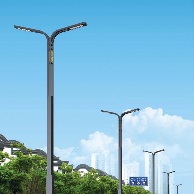 Светодиодный уличный светильник с двумя кронштейнами для городских и сельских дорог