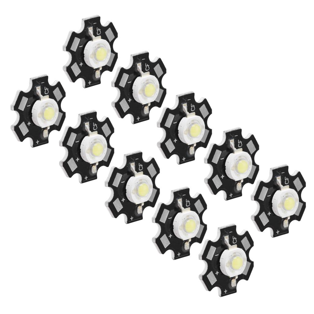 10 шт. ультра яркий светодиодный чип 3 В DIY световые бусины для потолочного освещения фонарик настольная лампа