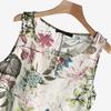 ZANZEA Women Casual Floral Print Summer O-neck Sleeveless Dress