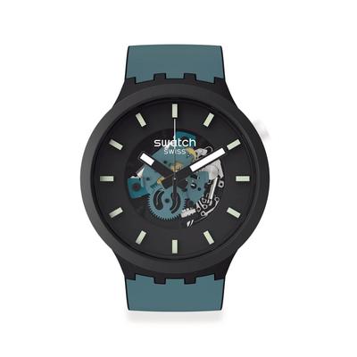 Часы Swatch NIGHT TRIP BIG BOLD SB03B107 Черный [Swatch]