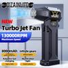 Мини турбореактивный вентилятор 130000 об/мин электрический воздуходувка с плавной регулировкой скорости ветра 52 м/с автомобильный компьютер осушитель воздуха