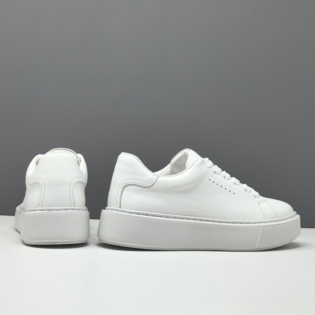 Кеды из белого картона модные туфли кожаные дышащие