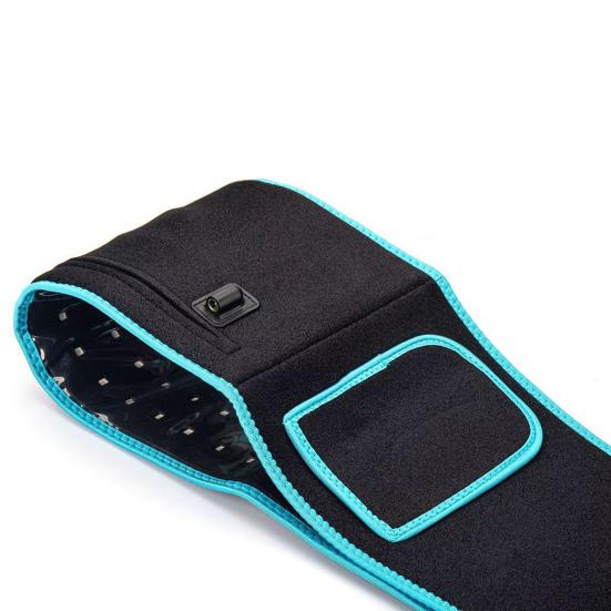 Регулируемый пояс для терапии красным светом, инфракрасная лечебная повязка без помощи рук для облегчения боли, 660 нм, 850 нм, полоски для терапии красным светом для тела