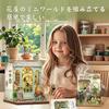 Набор для создания книжной полки CuteBee DIY, Набор для кукольного домика, Набор миниатюрного домика, BookNook, 3D деревянная поделка, Украшение для книжной полки со светодиодной подсветкой, Идеальный подарок для подростков и взрослых