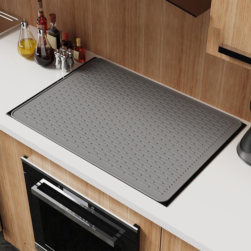 Silicone Electric Stove Cover 71x50/76x53cm Multifunction Home Induction Cooker Cover Mat Kitchen Glass Top Stove Protection Mat